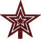 Връх Star Червена 8x8см.