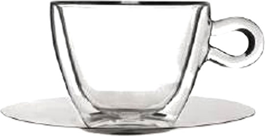 Bormioli Rocco Thermic Glass Σετ Φλιτζάνια Cappuccino Γυάλινα Διάφανα 300ml 12τμχ