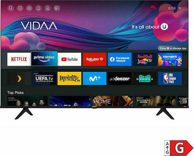 Hisense Smart Τηλεόραση 65" 4K UHD LED 65A6BG HDR (2021)