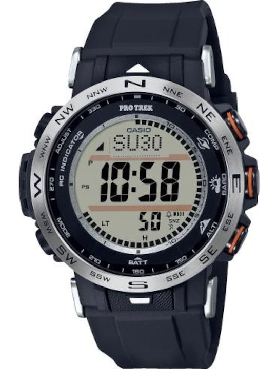 Casio Pro Trek Ρολόι Solar με Καουτσούκ Λουράκι Casio Pro Trek Ρολόι Solar με Καουτσούκ Λουράκι