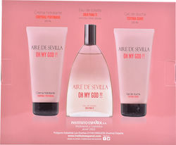 Instituto Espanol Aire de Sevilla Oh My God!! Women's Set with Body Lotion 3pcs Instituto Espanol Aire de Sevilla Oh My God!! Women's Set with Body Lotion 3pcs