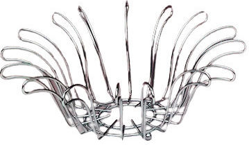Karvounis Fruit Bowl Metallic Silver Karvounis Fruit Bowl Metallic Silver