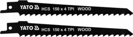 Yato Jig Saw Blade for Wood 150mm Swordmaker 4TPI 2pcs YT-33921