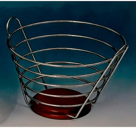 Karvounis Fruit Bowl Metallic Silver