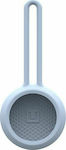 UAG U Dot Loop Schlüsselbund-Etui für AirTag Silikon Soft Blue