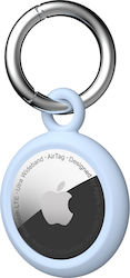 UAG U Dot Keychain Silicone Keychain Case for AirTag Soft Blue