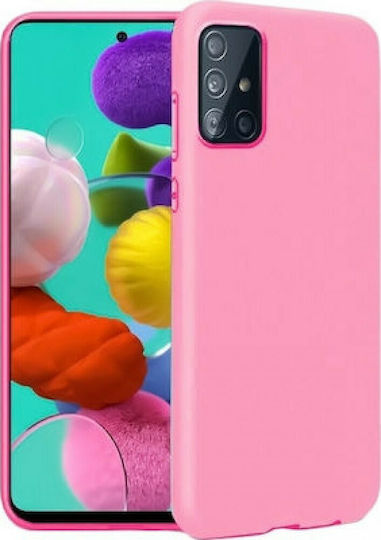 Matt Back Cover Σιλικόνης 1mm Ροζ (Galaxy S20 FE)