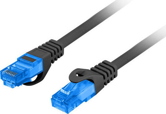Lanberg S/FTP Cat.6a (Gigabit) Καλώδιο Δικτύου Ethernet 15m Μαύρο