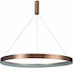 Home Lighting Amaya Pendant Lamp with Built-in LED Bronze
