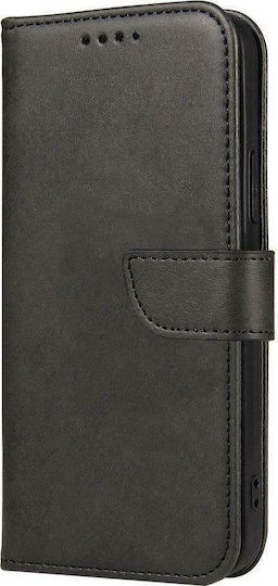 Hurtel Magnet Wallet Δερματίνης Μαύρο (Realme X50)