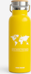 Miss Wood Let's Travel World 500ml Gelb