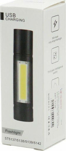 Rechargeable LED Flash Light Dual Function With Maximum Brightness 130lm