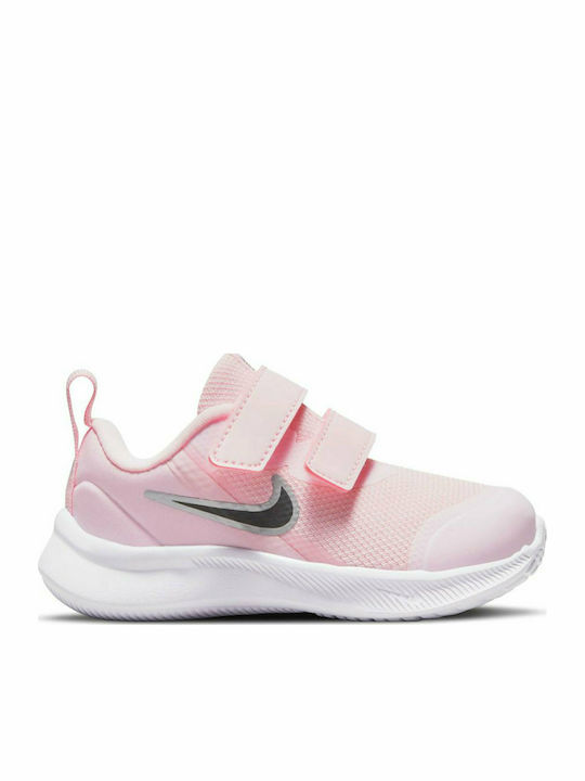 Star Runner Star Runner 3 Kids Sports Shoes Running with Hoop & Loop Closure Pink Foam / Black