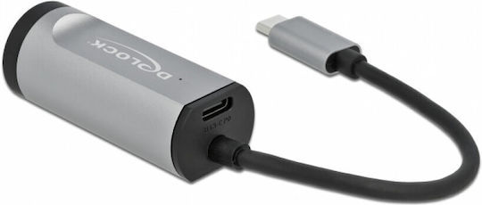 DeLock 64116 USB-C Network Adapter with Wired Gigabit Ethernet Connection