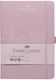 Faber-Castell Rose Notebook 194 Sheets A5 Square with Elastic and Pen Holder Pink