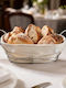 Karvounis Bread Basket Metallic Beige 27x20x8.5cm