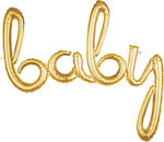 Balloon Foil Jumbo Letter Gold 83cm