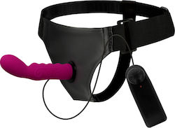 Harness Attraction Walter Vibration Harness με Dildo 15.5cm και Δόνηση σε Φούξια Χρώμα Harness Attraction Walter Vibration Harness με Dildo 15.5cm και Δόνηση σε Φούξια Χρώμα