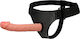 Harness Attraction Jackson Gurtzeug mit Dildo 19.8cm in Hautfarbe