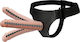 Harness Attraction Derick Articulable Harness με Dildo 22.5cm και Δόνηση στο χρώμα του δέρματος