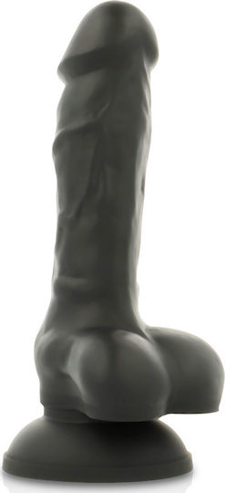 Cock Miller Ρεαλιστικό Dildo με Όρχεις και Βεντούζα Black 13cm