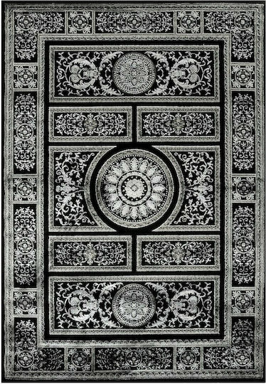 Tzikas Carpets Craft 23623-995 Χαλί Ορθογώνιο Μαύρο / Ασημί 160x230cm