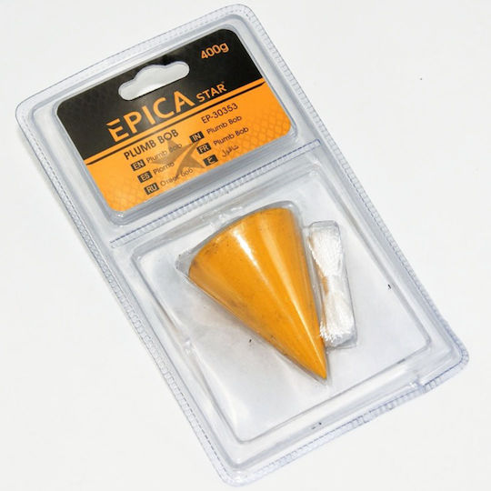 Epica Star Plumb Bob with Thread 0.4kg EP-30353
