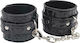 Chisa Novelties Behave! Luxury Fetish Surrender Wrist Restraints Handschellen in Schwarz Farbe