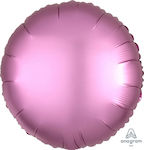 Balloon Foil Round Pink 43cm Satin Luxe Flamingo