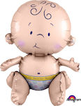 Balloon Foil Boy Birth Beige 33cm