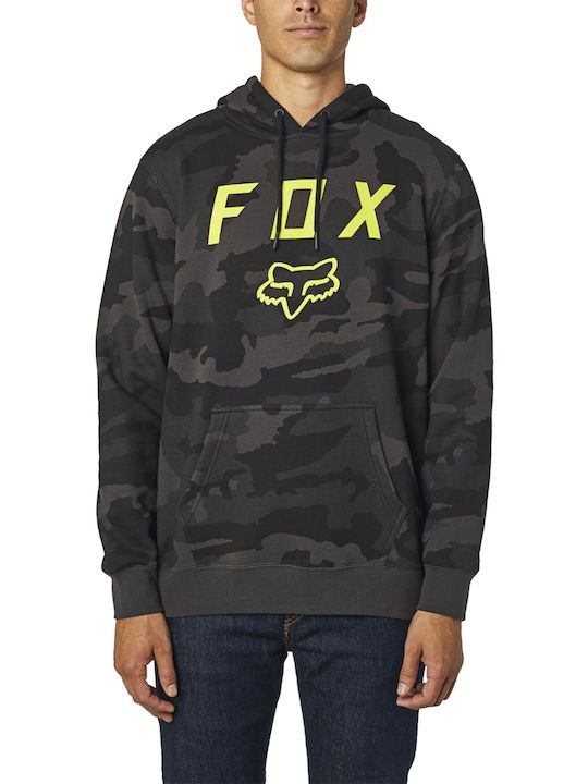 Legacy Moth Φούτερ με Κουκούλα Camo Black