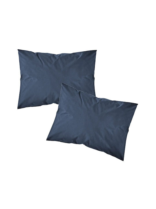 Borea Solid 2 Kissenbezug-Set 25 Dark Blue 50x7...