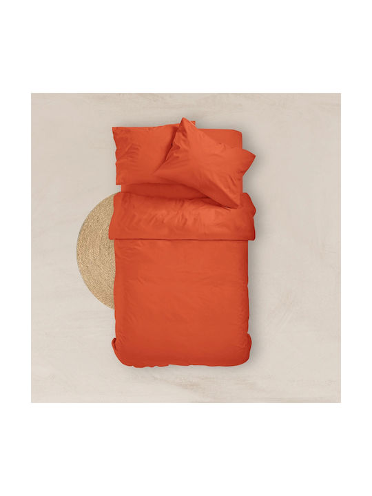 Borea Solid 2 Kissenbezug-Set 24 Terracotta 50x...