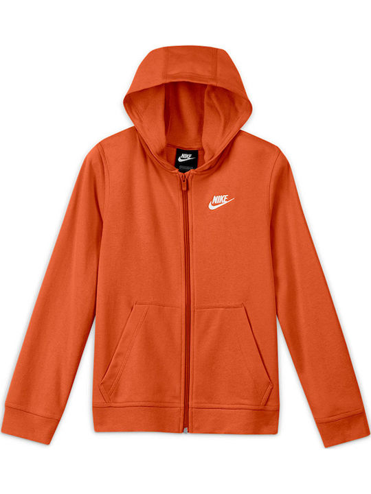 Nike Αθλητική Παιδική Ζακέτα Φούτερ Βαμβακερή μ...