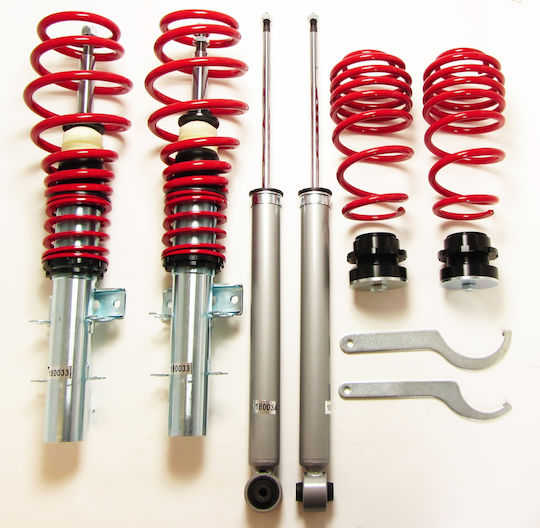 JOM Redline Set Suspensions Adjustable 4pcs for Volkswagen Polo
