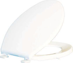 Lamaplast Plastic Toilet Seat White WC 7 43cm Lamaplast Plastic Toilet Seat White WC 7 43cm