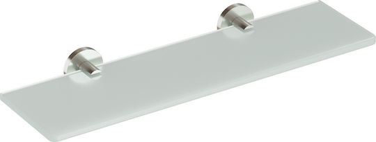 Verdi Omicron Επιτοίχια Ραφιέρα Μπάνιου Γυάλινη 40x12.5x4.4cm