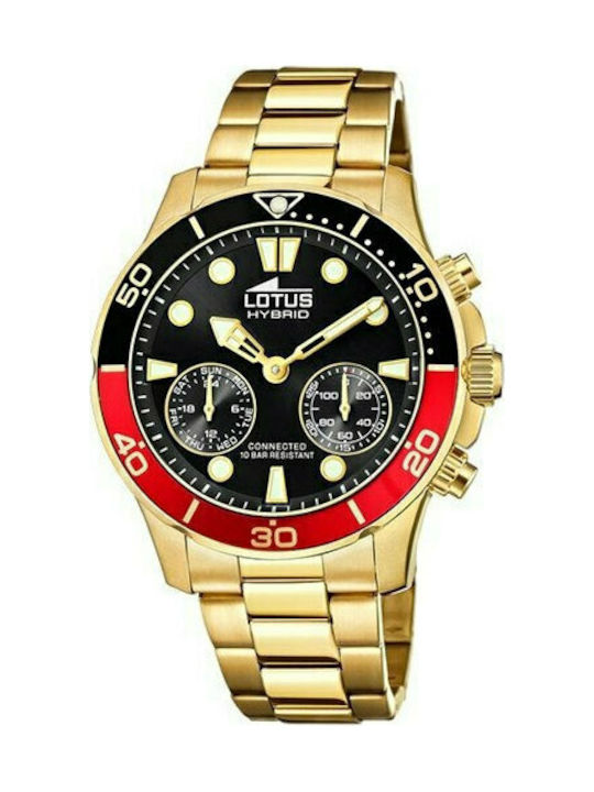 Lotus Watches Ρολόι Μπαταρίας με Μεταλλικό Μπρα...