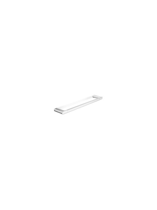 Inda Mito 2000 Single Wall-Mounted Bathroom Rail Silver