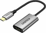 Choetech Convertor USB-C feminin în HDMI feminin Gri