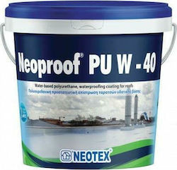 Neotex Neoproof PU W-40 Ακρυλικό Επαλειφόμενο Στεγανωτικό Πολυουρεθάνης 4kg Λευκό