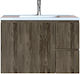 Sanitec 100 Waschtisch mit Waschbecken Melamin L100xB44.5xH60cm Anziano Natural