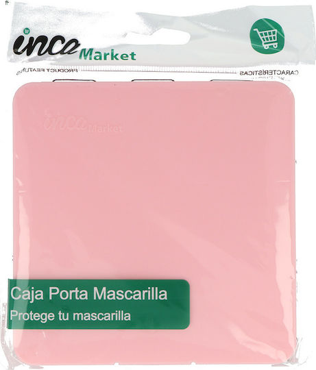 Inca Portable Mask Case Fall für Schutzmaske in Rosa Farbe 1Stück