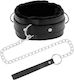 Darkness Furry Collar With Leash Collar in Black Color