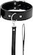 Darkness Collar With Leash Collar in Black Color