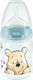 Nuk Plastikflasche First Choice Plus Temperature Control Winnie Gegen Koliken mit Silikonsauger für 0-6 Monate Blue Winnie 150ml 1Stück 10.743.932