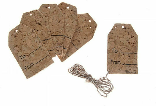 Iliadis Paper Decorative Element for Wedding Favors Set Hanging Pouch 5x8cm 6pcs 6pcs