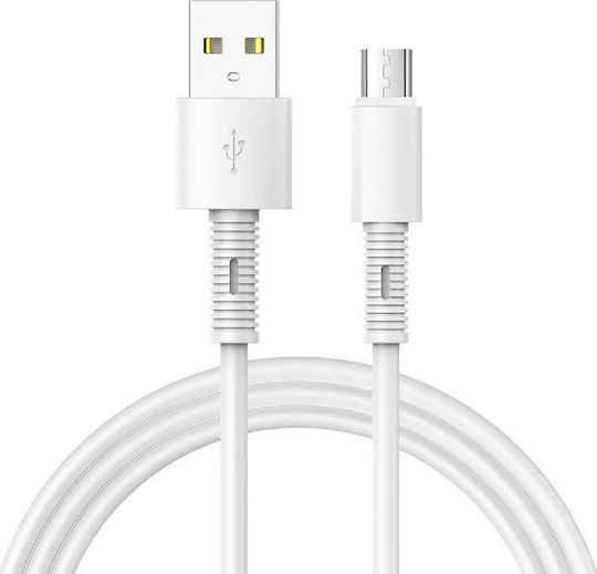 Joyroom Rebar Series S-M406 1m Regular USB 2.0 to micro USB Cable White (S-M406RM-1-WH)