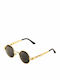 Olympus Sunglasses Apollo Unisex Γυαλιά Ηλίου με Μεταλλικό Σκελετό Gold Black 01-006