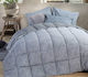 Nef-Nef Homeware Stoical Super Double Quilt with Hollowfiber Filling 220x240cm Grey